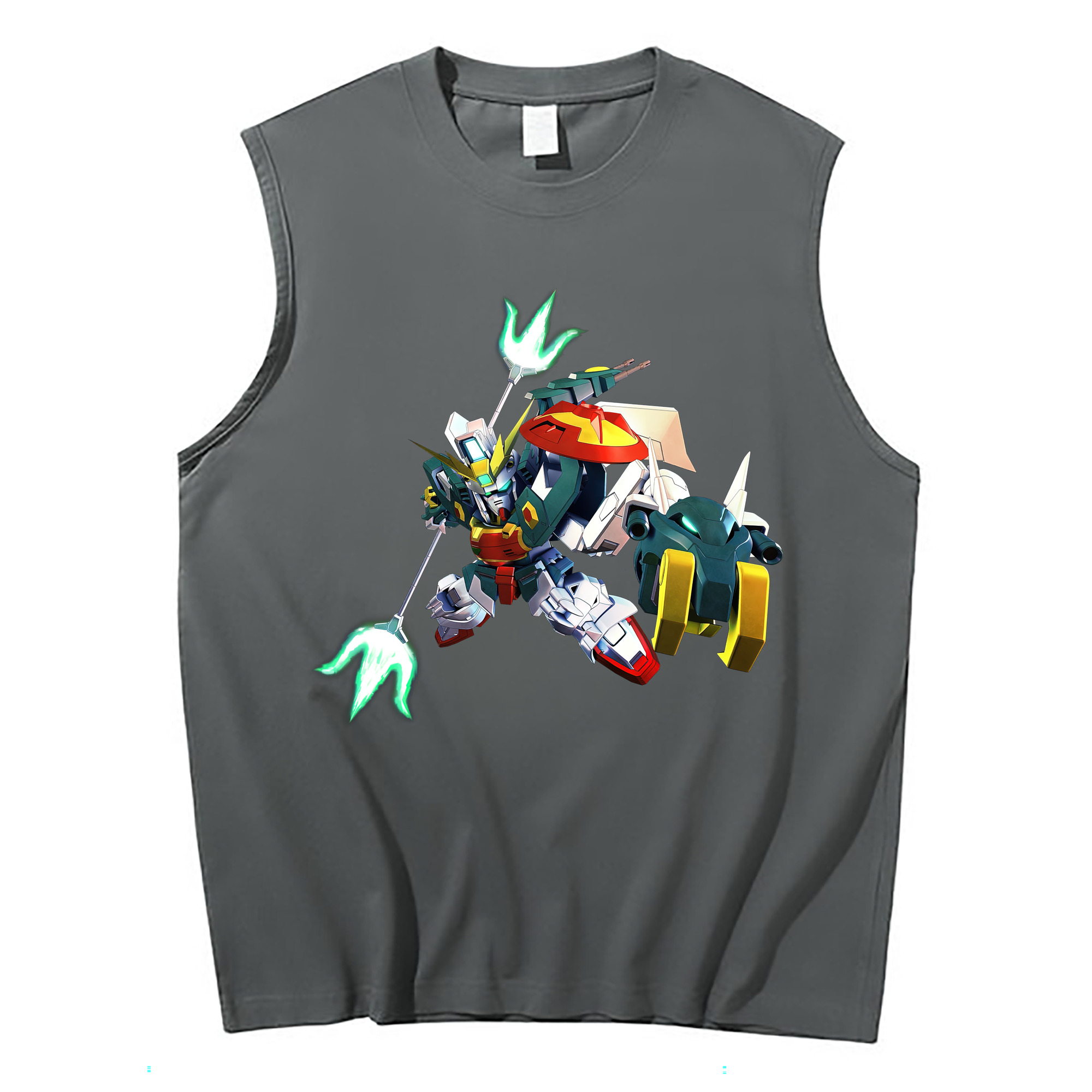 （画像用） 機動戦士ガンダム Mobile Suit Gundam コットン100％タンクトップ（フロントプリント）